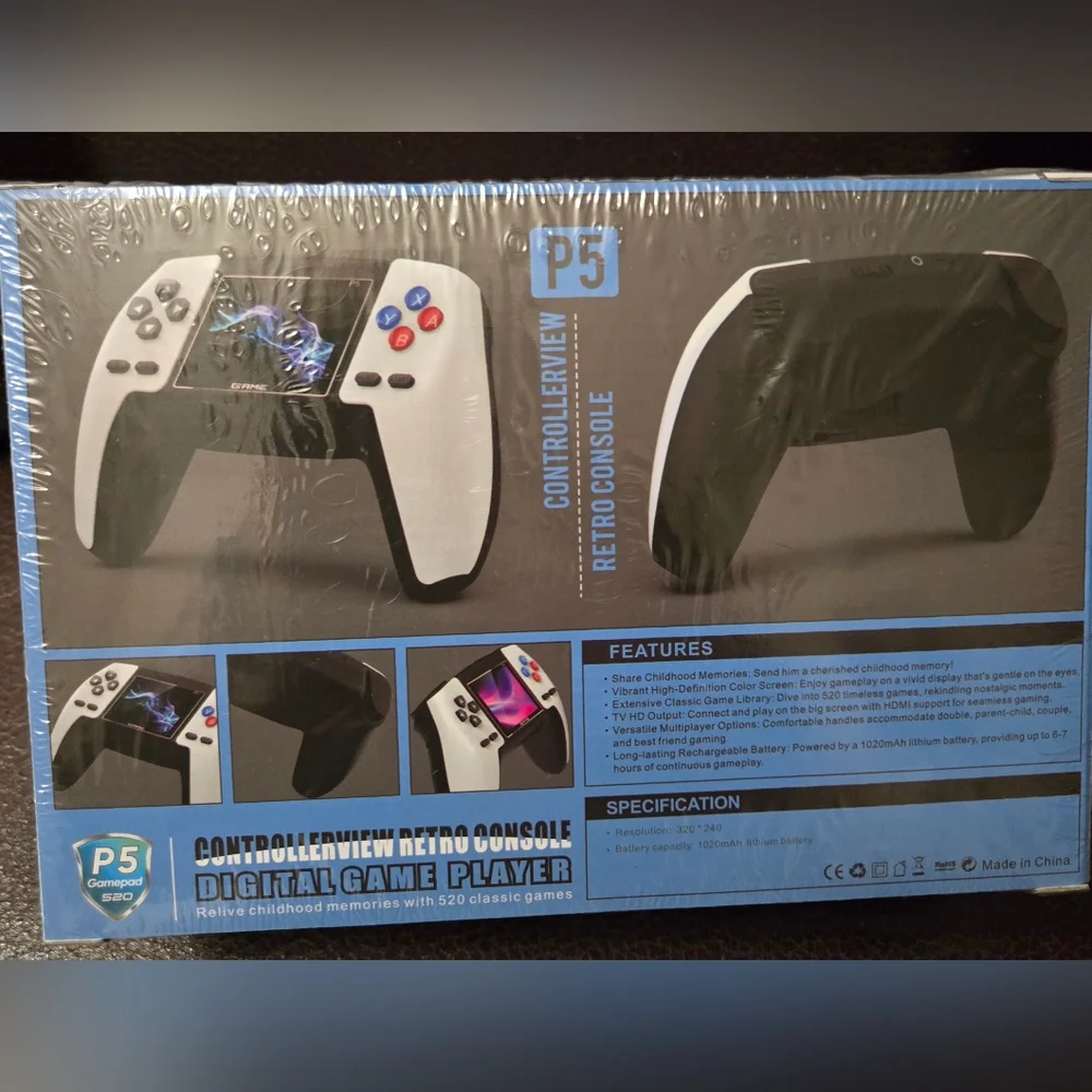 Retro Handheld Game Console With 520 Games